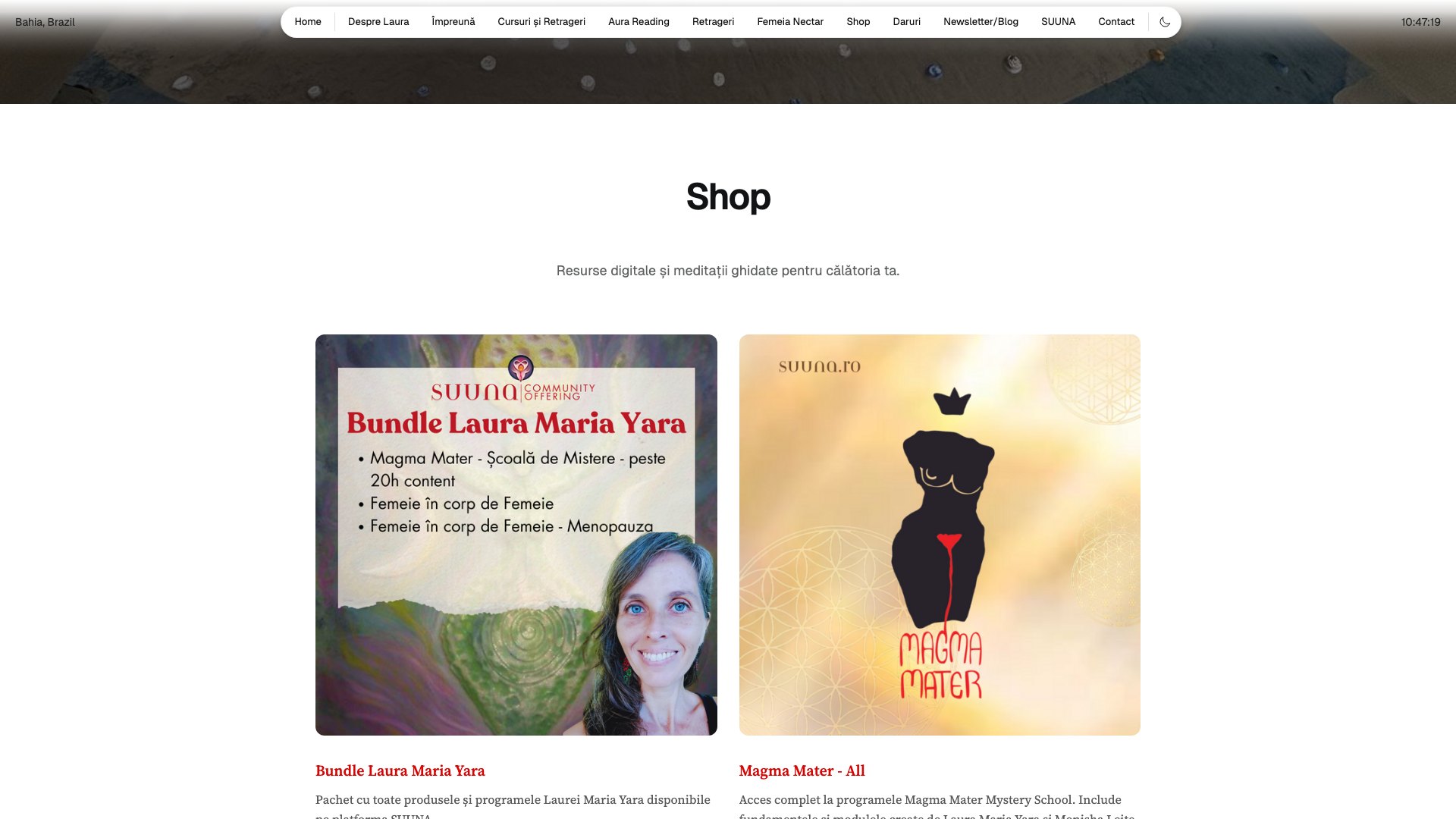 lauramariayara.org preview